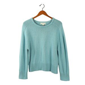 NWT Nordstrom Treasure & Bond Blue Pullover Cotton Blend Sweater S